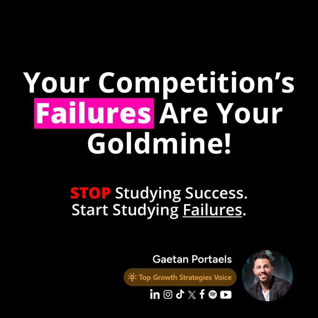 Lessons from Failure in Business - Gaetan Portaels