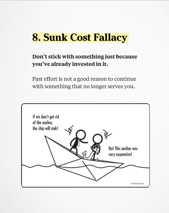 Sunk Cost Fallacy - Gaetan Portaels